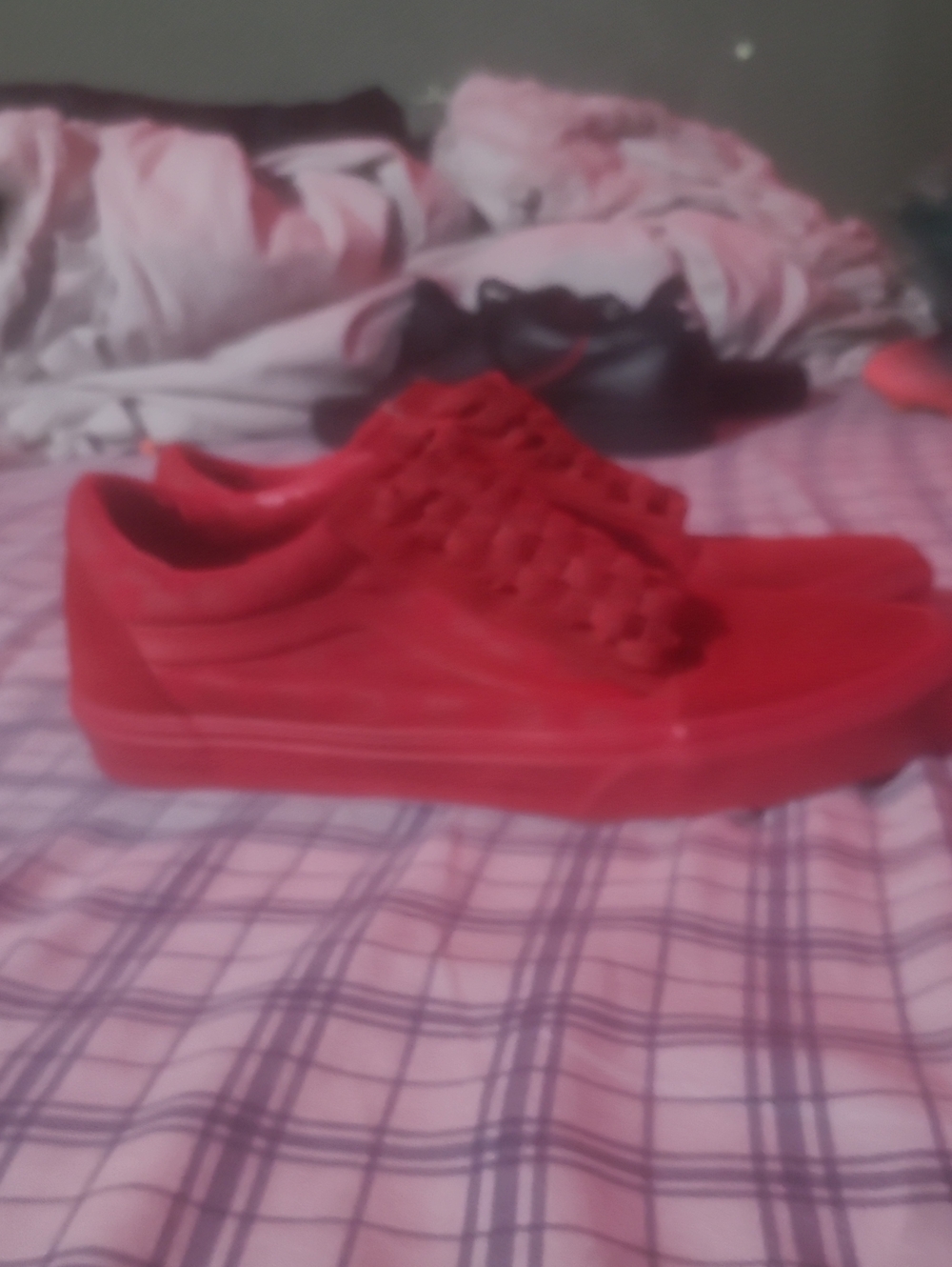 Vans Red Casual Lace-Up Shoes